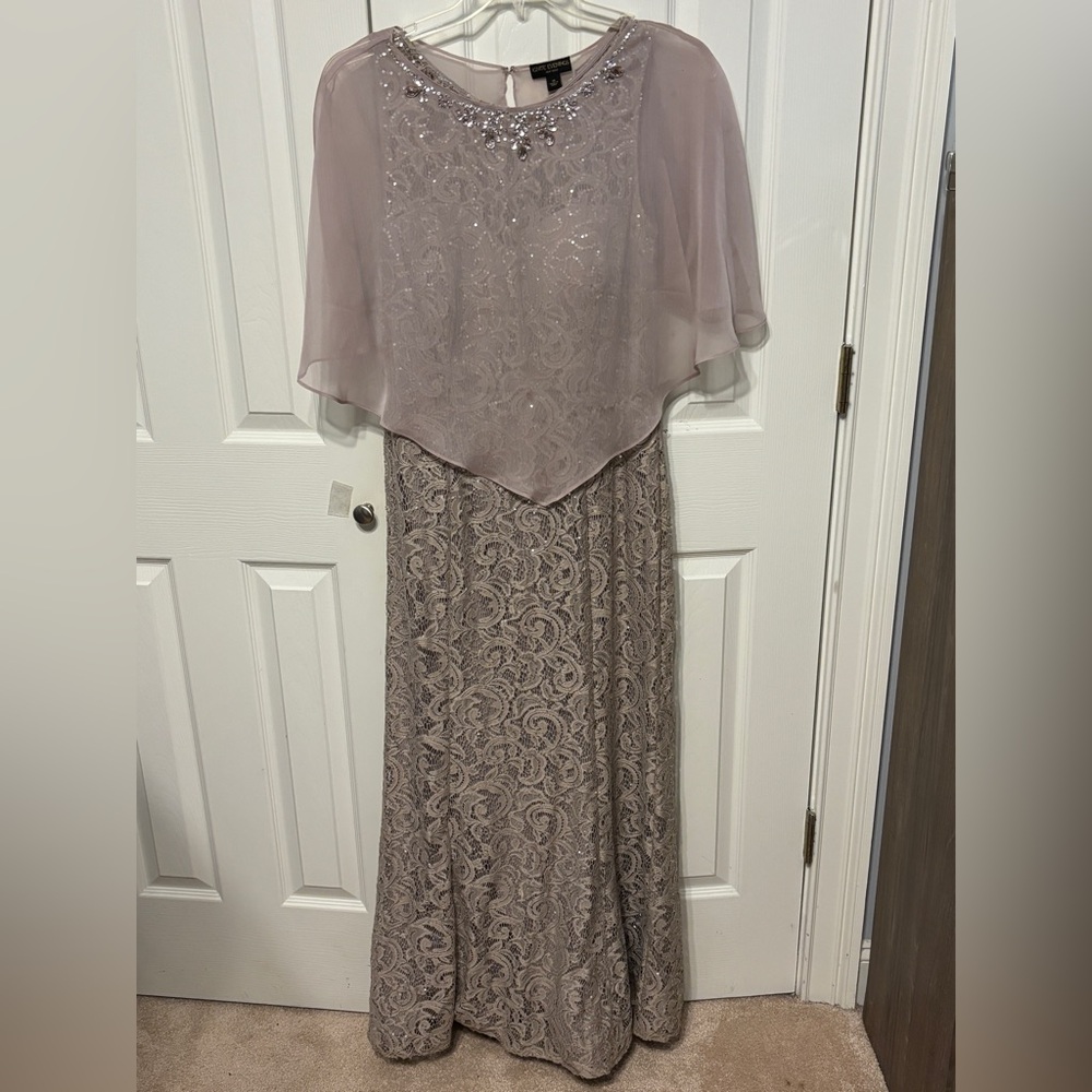 Ignite Evenings Sequin Lace Plus Gown